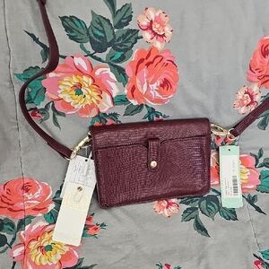Urban Expressions Deep Burgundy Crossbody Bag